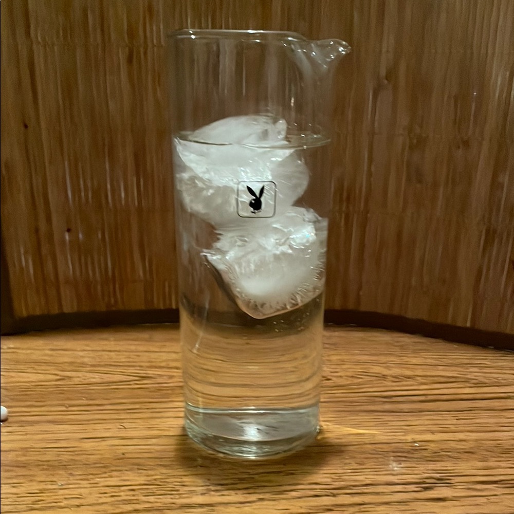 Playboy Glass Pitcher - vintage 1970ss